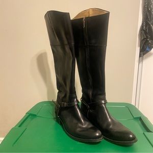 FRYE Riding Tall Black Riding Boots